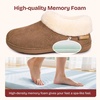 EverFoams Women’s Microsuede Winter Slippers House Shoes Indoor Outdoor(Tan)