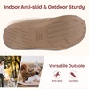 EverFoams Women’s Microsuede Winter Slippers House Shoes Indoor Outdoor(Taupe)