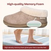 EverFoams Women’s Microsuede Winter Slippers House Shoes Indoor Outdoor(Taupe)