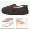 EverFoams Women’s Soft Curly Slippers Memory Foam Lightweight House Shoes(Dark Grey)