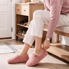 EverFoams Women’s Soft Curly Slippers Memory Foam Lightweight House Shoes(Pink)