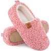 image:imageEverFoams Womens Soft Curly Slippers Memory Foam Lightweight House ShoesPink